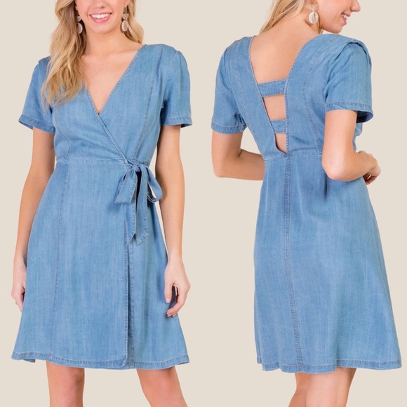 francesca's wrap dress
